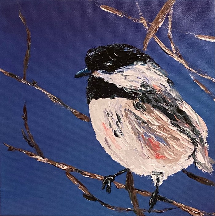 bird art, bird painting, acrylic painting