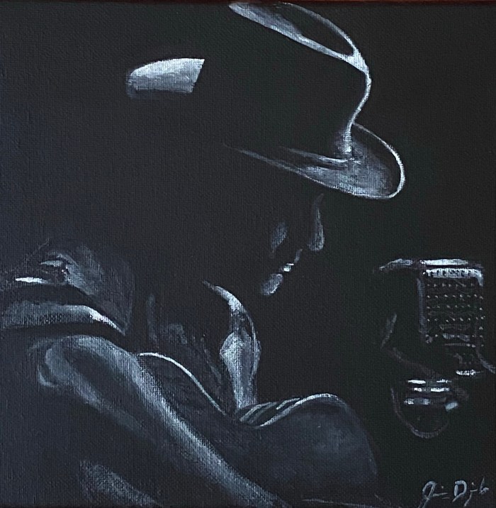 Gregory Alan Isokov painting, music painting