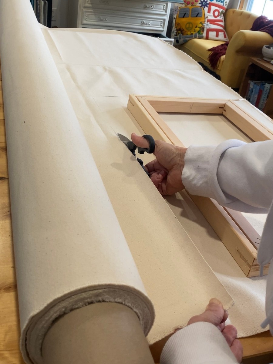 Stretching my canvas